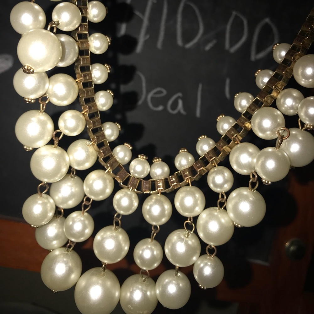 💗 PEARLY TRENDY NECKLACE 💗 - Picture 2 of 3